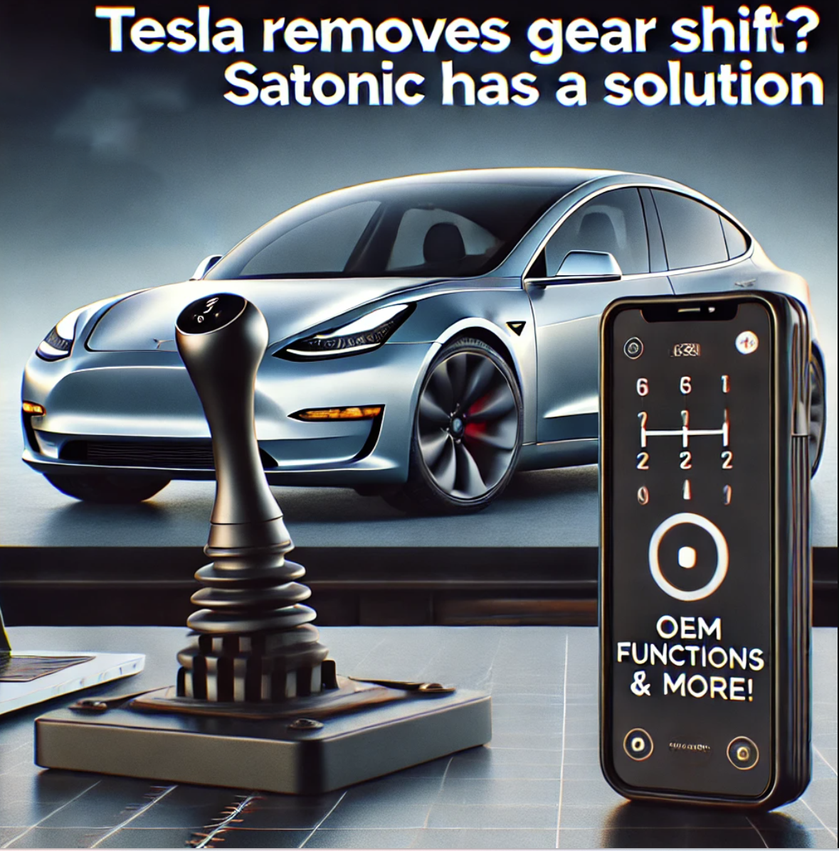 【非売品・希少】テスラ Tesla 勤続3周年記念限定ギフトセット 正規品 テスラ、モデル3 2024でシフトレバーを廃止：2025年モデルYも追随する