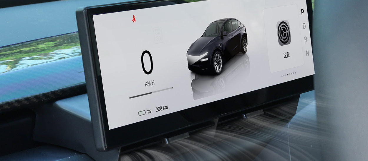 SATONIC 10.88インチ CarPlayダッシュボードスクリーン：Tesla Model 3