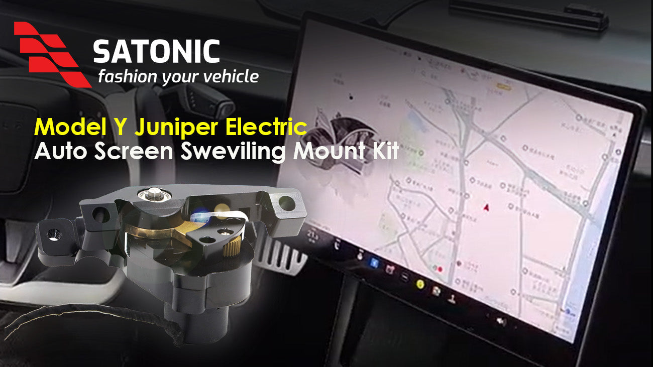 アクセサリー SATONIC Swiveling Screen Mount kits SATONIC V2 40° Swiveling Screen Mount kits For Tesla Model 3 / Y / 202