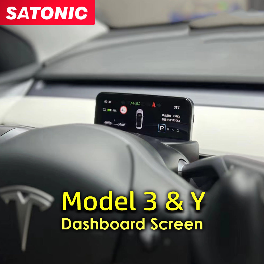 Model 3 & Y 4.6'' Ultra Mini LCD Dashboard