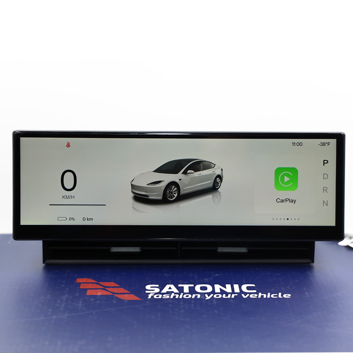 Upgrade Your Tesla Experience with the SATONIC 10.88 CarPlay Screen!