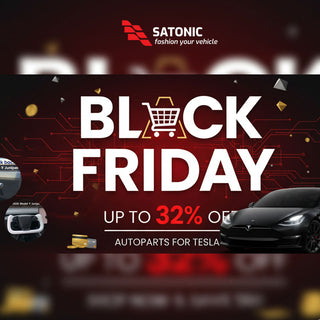 Black Friday Tesla Accessories Sale: Up to 32% Off SATONIC Upgrades and Exclusive Cashback Deals