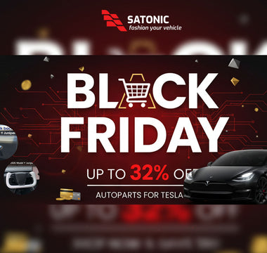 Black Friday Tesla Accessories Sale: Up to 32% Off SATONIC Upgrades and Exclusive Cashback Deals