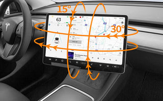 Does your Tesla Screen can be removed up/down and left/right?