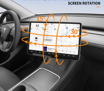 Does your Tesla Screen can be removed up/down and left/right?