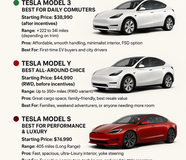 Tesla Price Guide 2025: Which Model Is Right for You? 💡