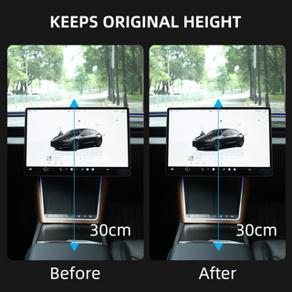 SATONIC 40° Swiveling Screen Mount Kit – Enhance Your View, Preserve Tesla's screen height