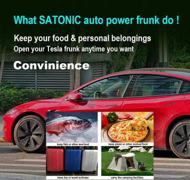 Maximize Your Tesla Model 3 Highland Frunk Space with SATONIC V6s Auto Power Frunk!