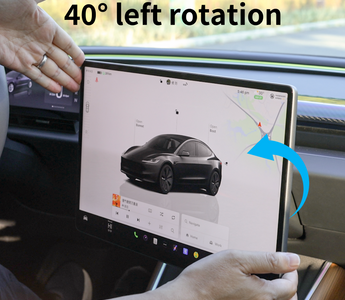 SATONIC 40° Screen Swiveling Mount Kit — Keep Your Tesla Screen Perfectly Positioned