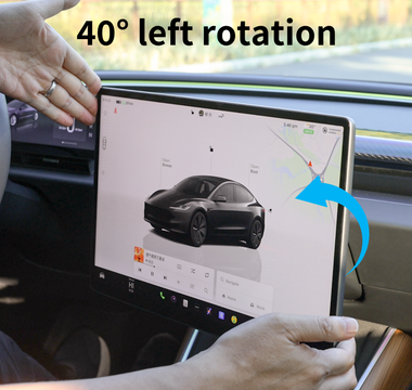 SATONIC 40° Screen Swiveling Mount Kit — Keep Your Tesla Screen Perfectly Positioned