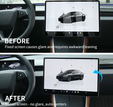 🌀 Tesla Must-Have Upgrade: SATONIC 40° Swiveling Screen Mount Kit 🎯