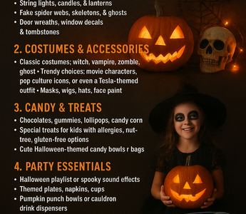 🎃 What You Need to Buy for the Perfect Halloween Celebration! 👻
