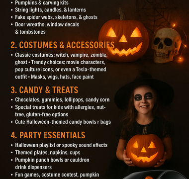 🎃 What You Need to Buy for the Perfect Halloween Celebration! 👻