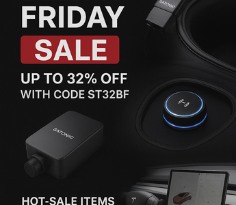 Black Friday Alert from SATONIC — Upgrade Your Tesla, Elevate Your Ride