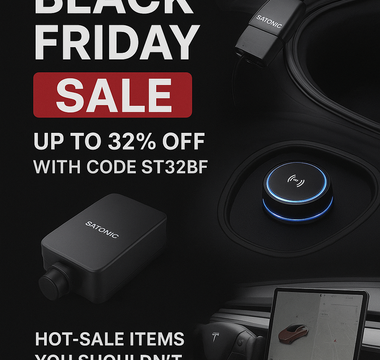 Black Friday Alert from SATONIC — Upgrade Your Tesla, Elevate Your Ride