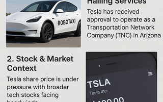 Tesla, Inc. (TSLA) — Latest Developments (Nov 18 2025)