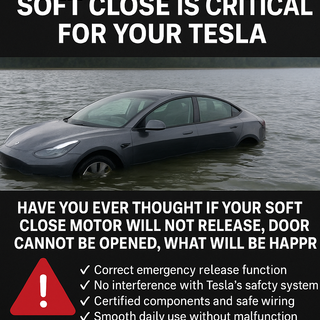 Why Choosing a Qualified, Branded Soft Close System Is Critical for Your Tesla
