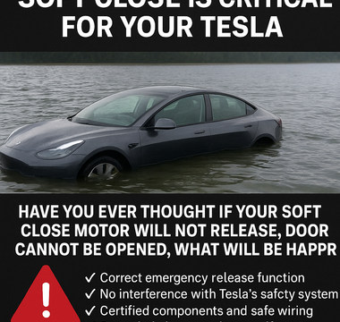 Why Choosing a Qualified, Branded Soft Close System Is Critical for Your Tesla