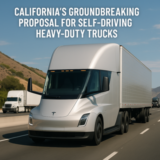 California's Groundbreaking Proposal for Self-Driving Heavy-Duty Trucks: A Glimpse into the Future of Freight