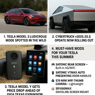 Model 3 Ludicrous Mode, Cybertruck Software Update &Must-Have Mods for Summer