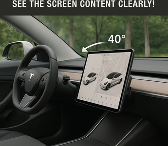 How to Make Your Tesla Model 3 & Y Screen Turn – See Everything Clearly with the SATONIC 40° Swiveling Mount Kit!