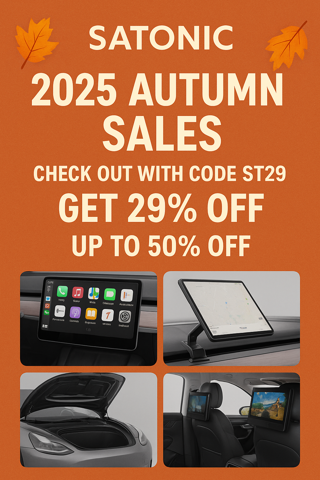 SATONIC 2025 Autumn Sales – Upgrade Your Tesla, Save Big!
