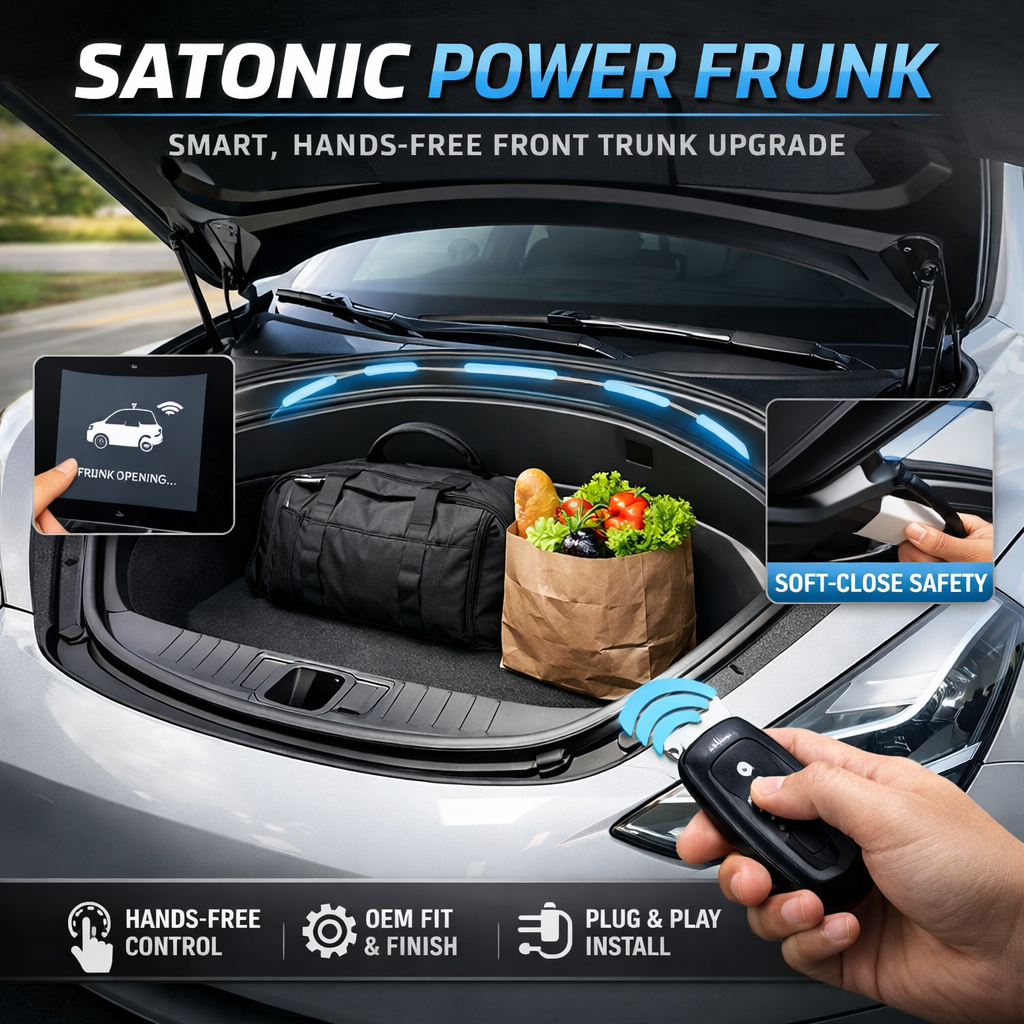 SATONIC V6S Power Frunk – Smart, Hands-Free Front Trunk Upgrade