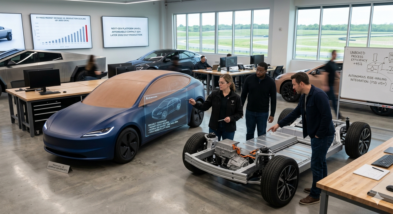 Tesla Developing New Affordable Compact SUV as EV Demand Stabilizes