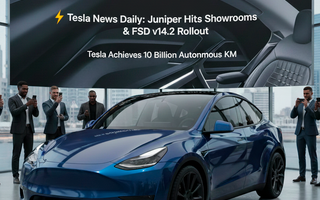Tesla News Daily: Juniper Hits Showrooms & FSD v14.2 Rollout