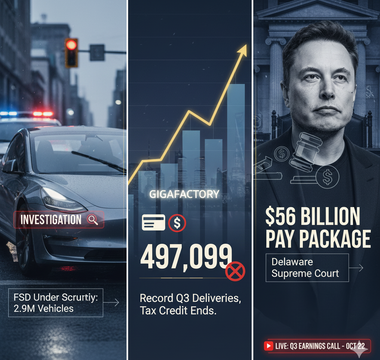 Tesla Under Fire: FSD Probe Looms Large as Q3 Earnings and Musk's Pay Package Head to Court