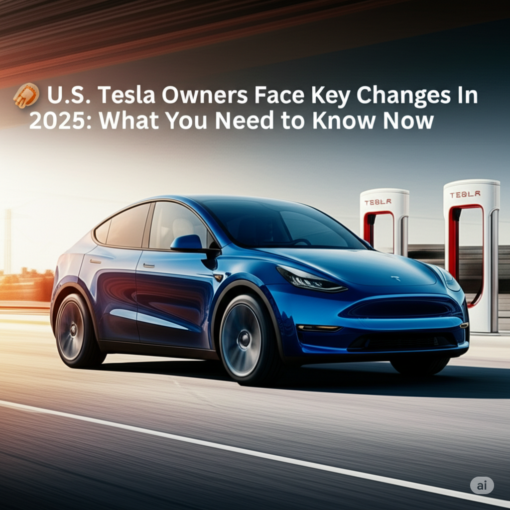 📢 U.S. Tesla Owners Face Key Changes in 2025: What You Need to Know Now