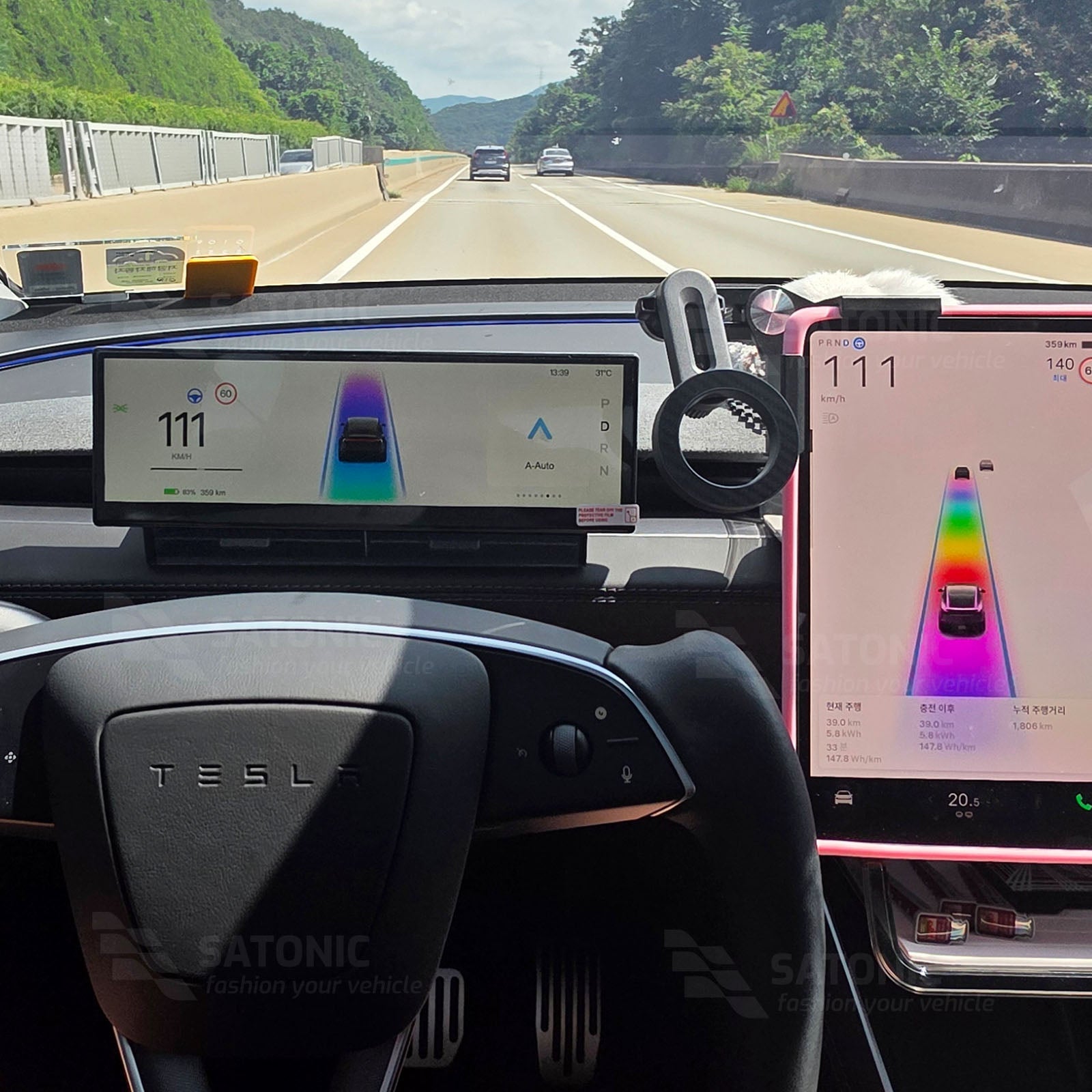Why Every Tesla Needs the SATONIC 10.88" Dashboard Screen + Gearshift Combo