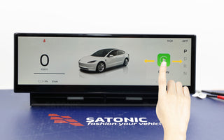 SATONIC 10.88″ CarPlay Dashboard Screen — Premium Upgrade for Your Tesla Model 3/Y