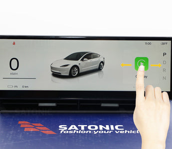 SATONIC 10.88″ CarPlay Dashboard Screen — Premium Upgrade for Your Tesla Model 3/Y