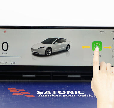 SATONIC 10.88″ CarPlay Dashboard Screen — Premium Upgrade for Your Tesla Model 3/Y