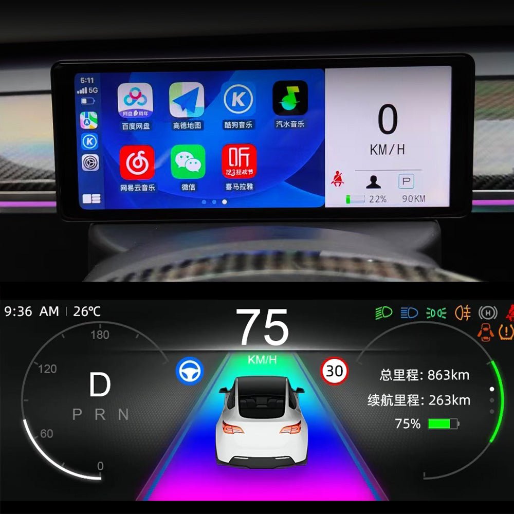 Revolutionize Your Tesla Model 3/Y with PrismView Dashboard Upgrade