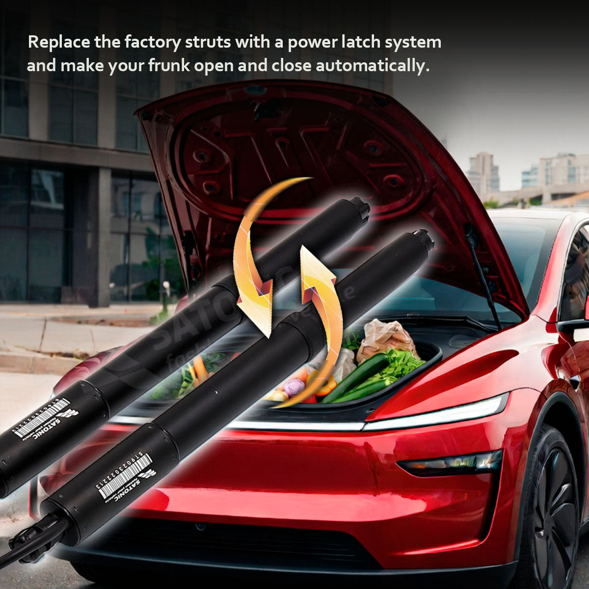 Tesla Model Y & 3 自動パワーフランクリフティング SATONIC V6S