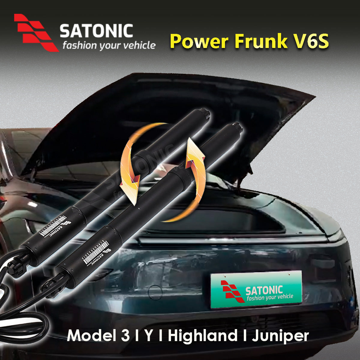 Tesla 2026 Model Y Juniper Auto Frunk Opener SATONIC V6S