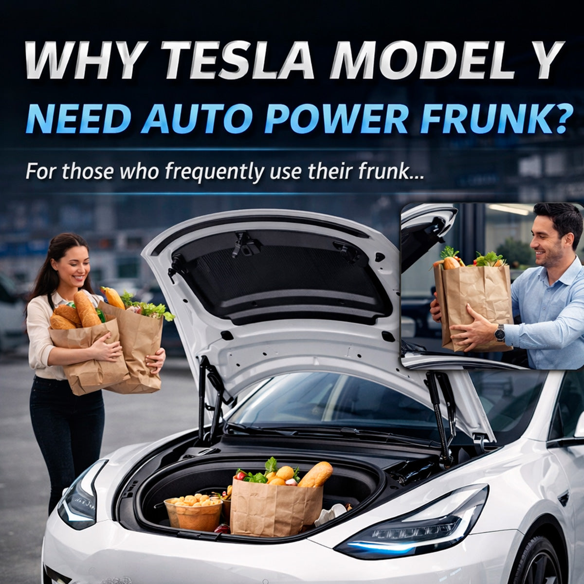Tesla Model Y & 3 自動パワーフランクリフティング SATONIC V6S