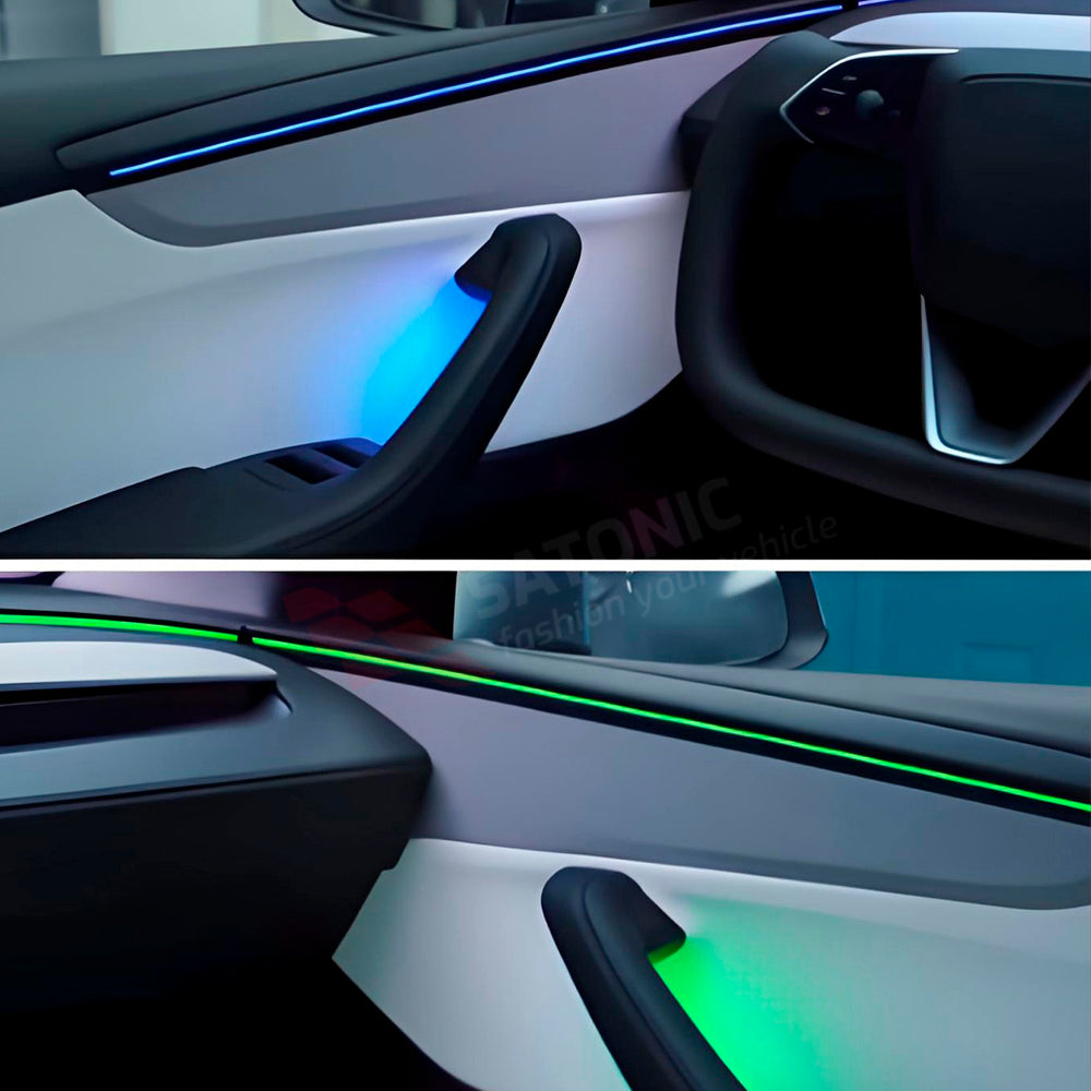 Interior Door Handle Ambient Light Kit for Tesla Model 3 Highland & Model Y Juniper