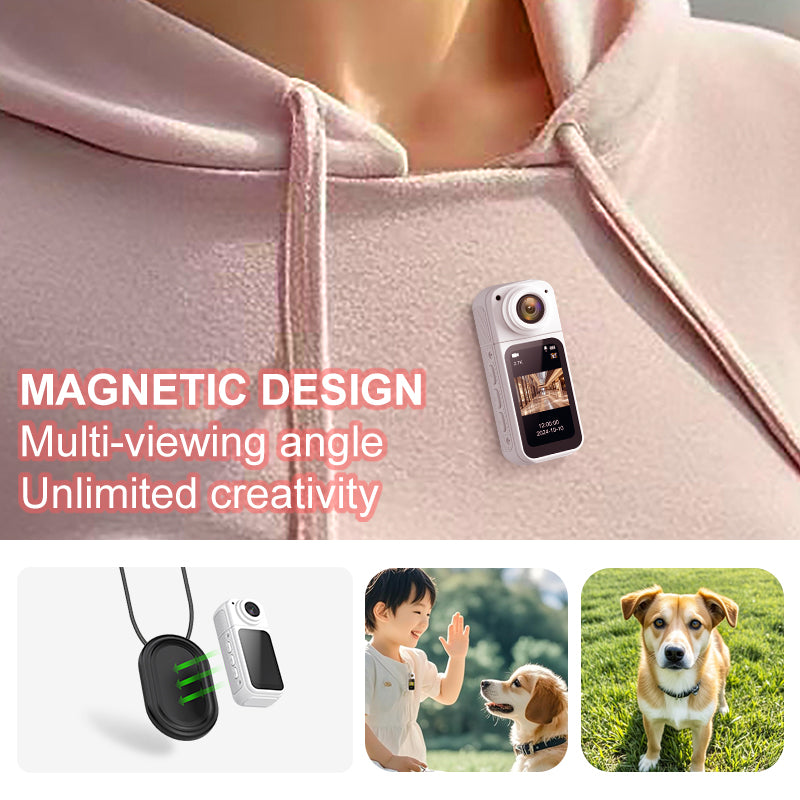 SATONIC S70 Mini Sports WiFi Thumb Rotating  Camera