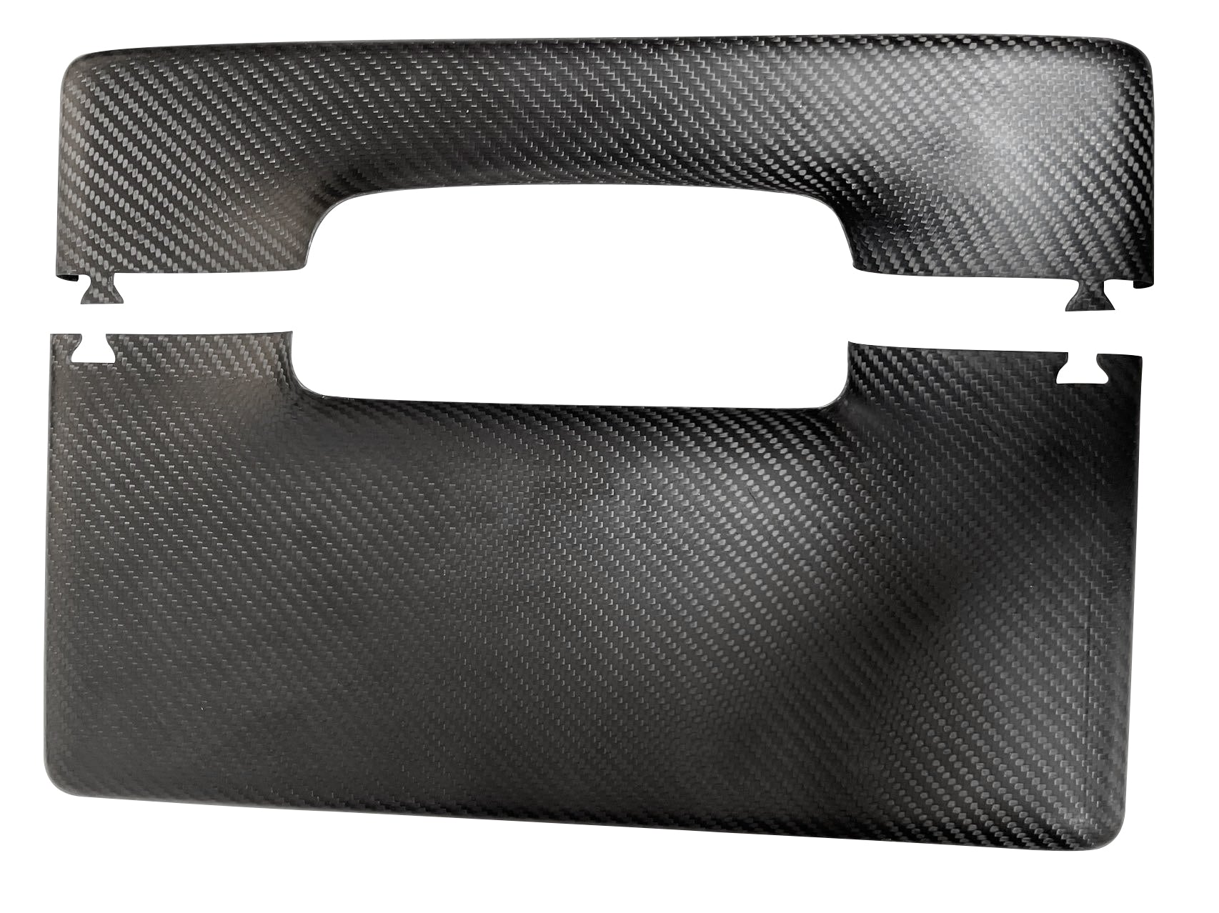 Armaturenbrett-Bildschirmabdeckung für Modell 3 und Y aus Karbonfaser 