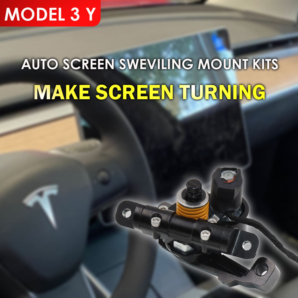 모델 3 및 Y 자동 전기 스크린 회전 마운트 키트(자동)