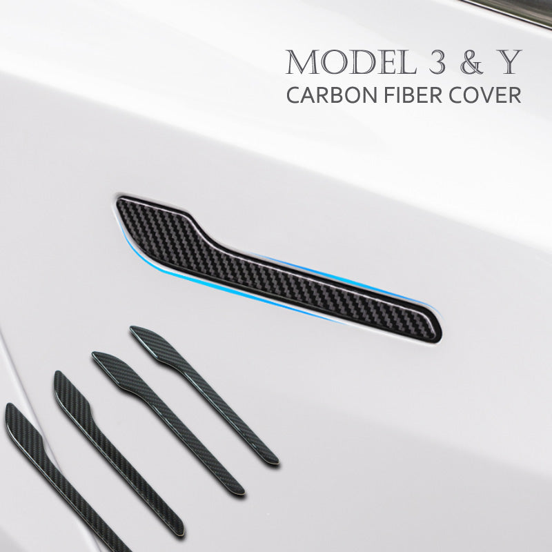 모델 3 및 Y 탄소 섬유 도어 핸들 커버 