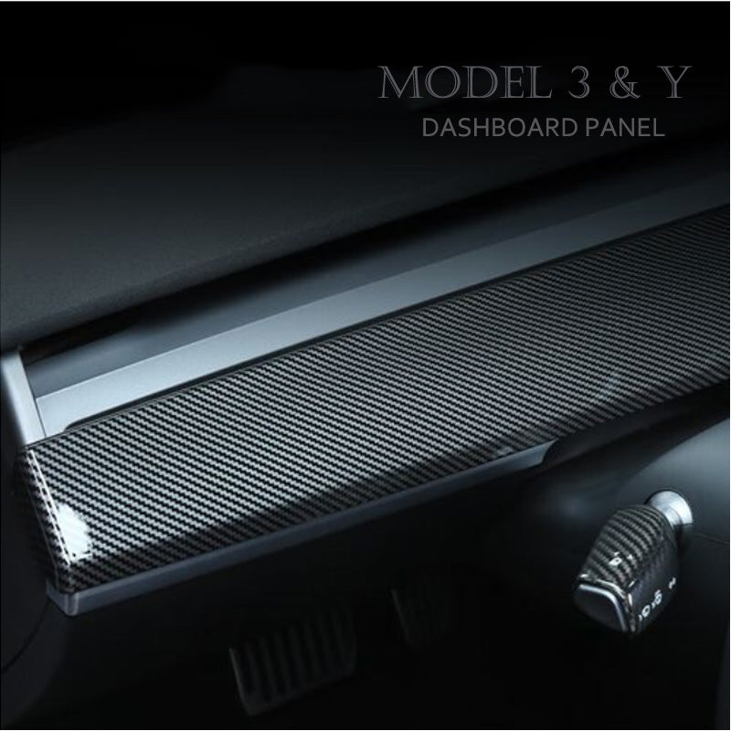 Model 3/Y Carbon Fiber Dashboard Cover Panel